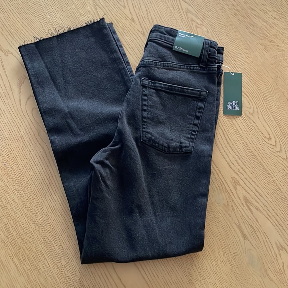 Wild Fable Black Straight Leg Jeans